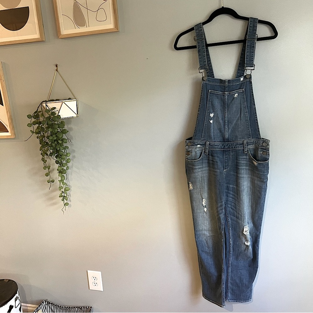 Paige Sierra Destructed Overalls